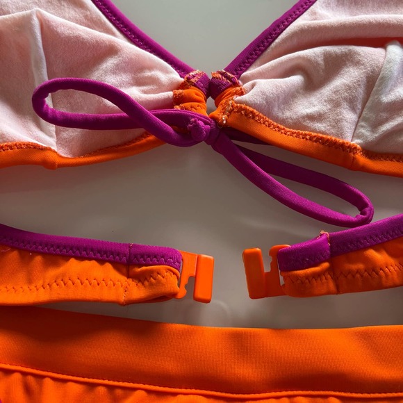 D&G• Y2K Vintage Halter Top Tie String Bikini Bottom Set - Picture 14 of 16